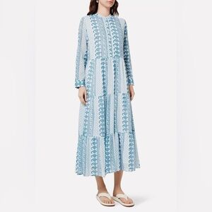 OLIPHANT Printed Cotton Maxi Dress